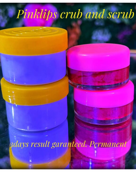 Pink Lips Cream And Scrub